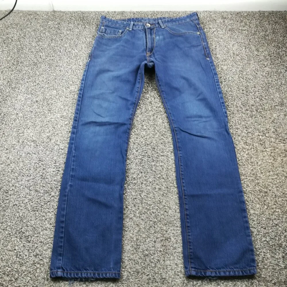 Vintage Y2K Levis SilverTab Jeans Slim Straight 31x32 (Fits 32x32) Flap Pockets